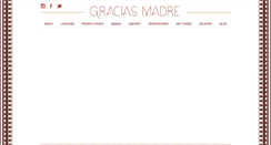 Desktop Screenshot of graciasmadreweho.com